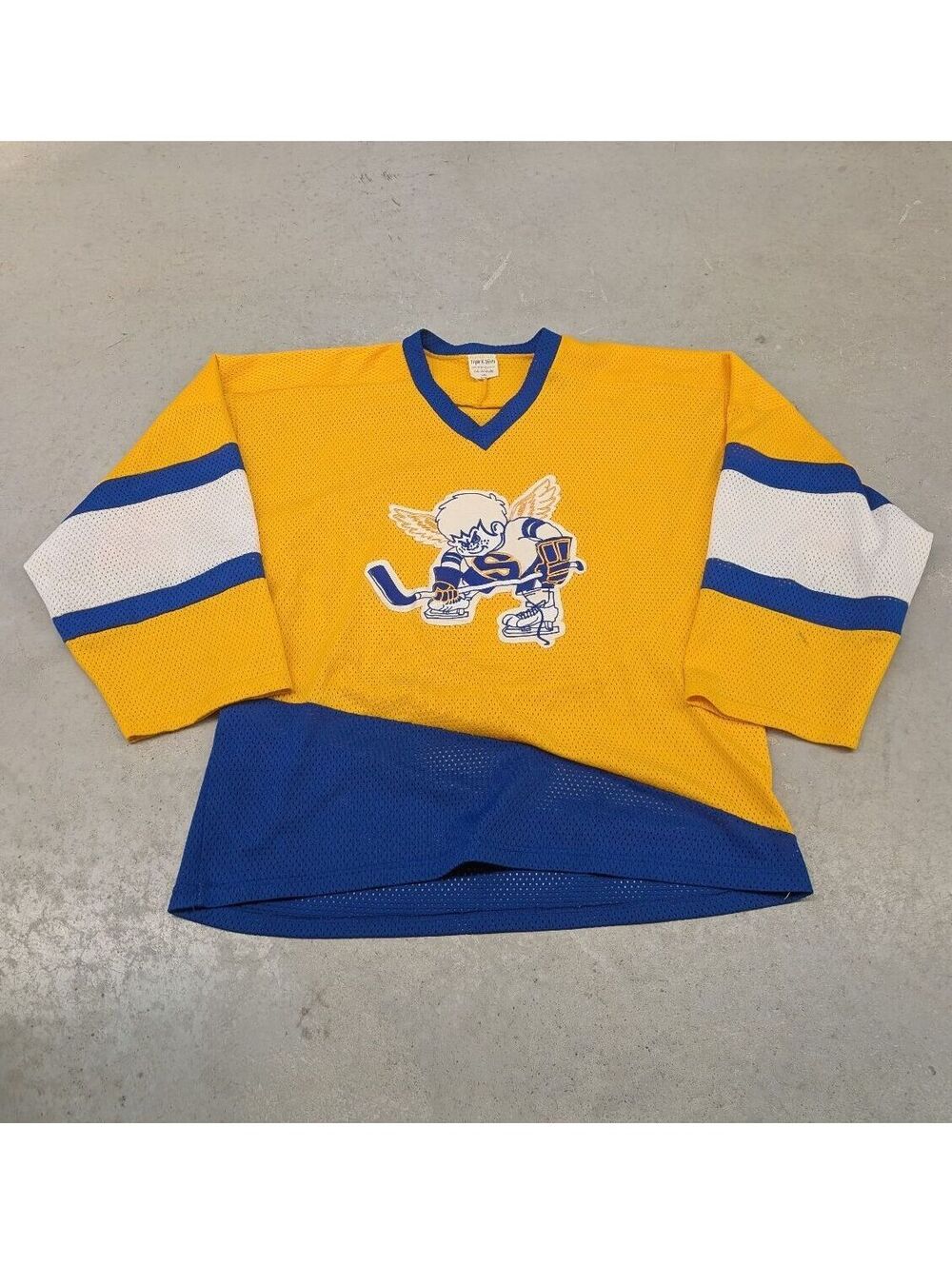 Vintage Minnesota Fighting Saints WHA Hockey Jersey 16
